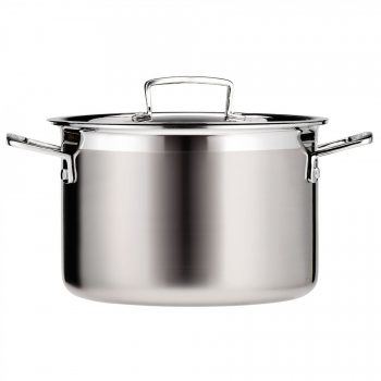 3-PLY STAINLESS STEEL DEEP CASSEROLE 24CM