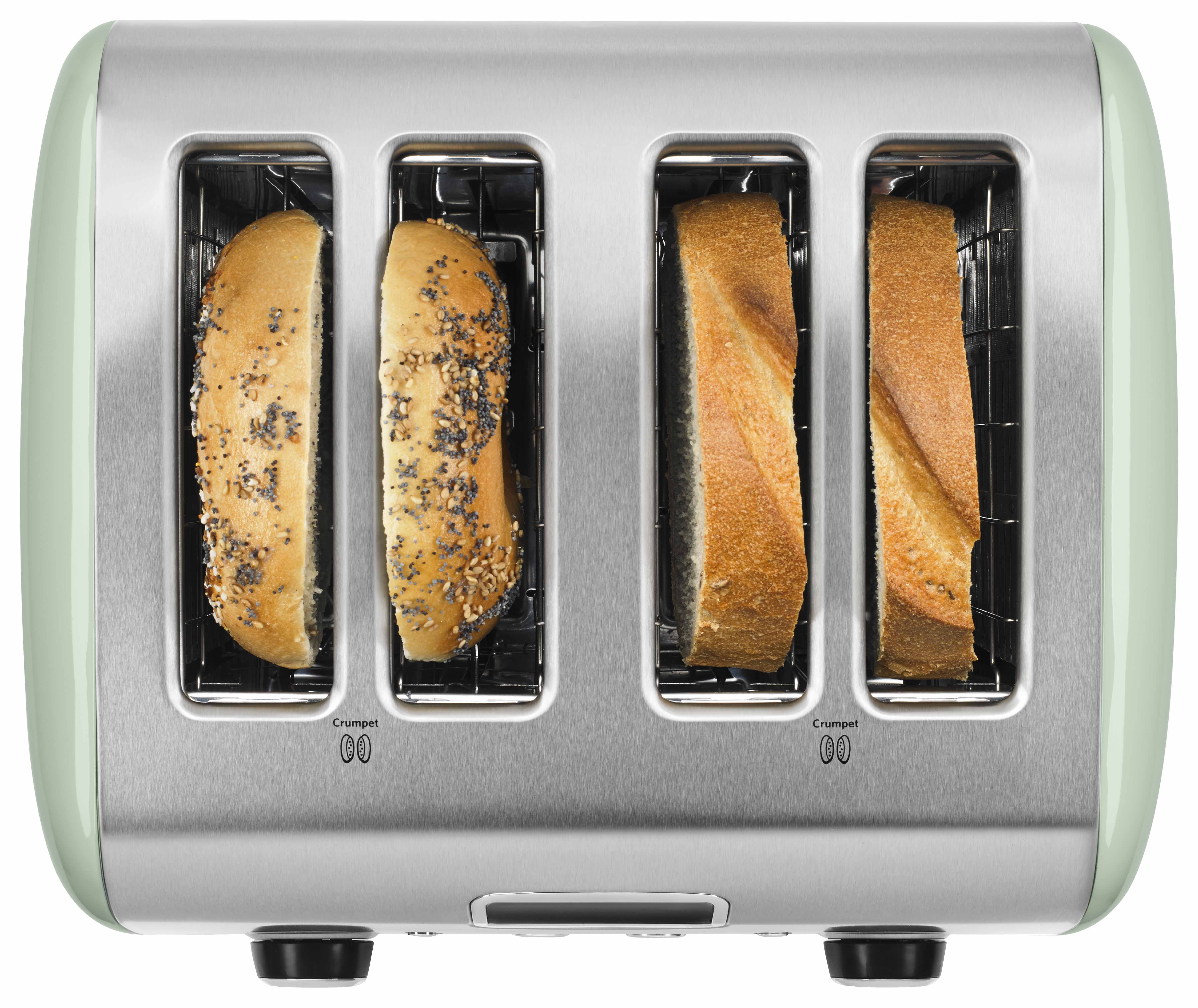 KitchenAid Artisan KMT423 4 Slice Toaster Pistachio Chef's Complements