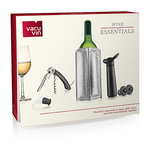 VV6889060 Vacu Vin Wine Essentials Gift Set Boxed