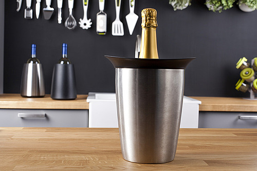 Vacu Vin Active Cooler Champagne Elegant Stainless Steel Product Image 0