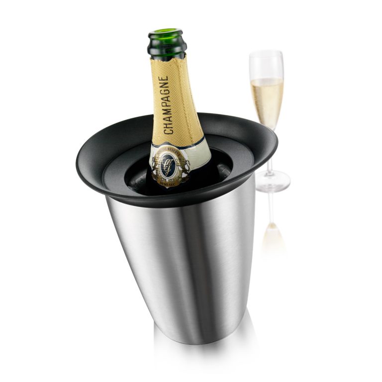 VV3647360 Vacu Vin Active Cooler Champagne Elegant Stainless Steel