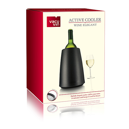 Vacu Vin Active Cooler Wine Elegant Black Product Image 2