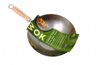 CARNON STEEL WOK 27CM DIAMETER