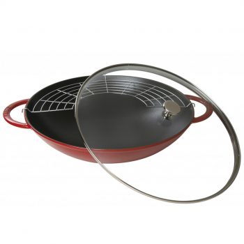 Staub Cast Iron Wok 37cm / 5.7L (2 Colours)