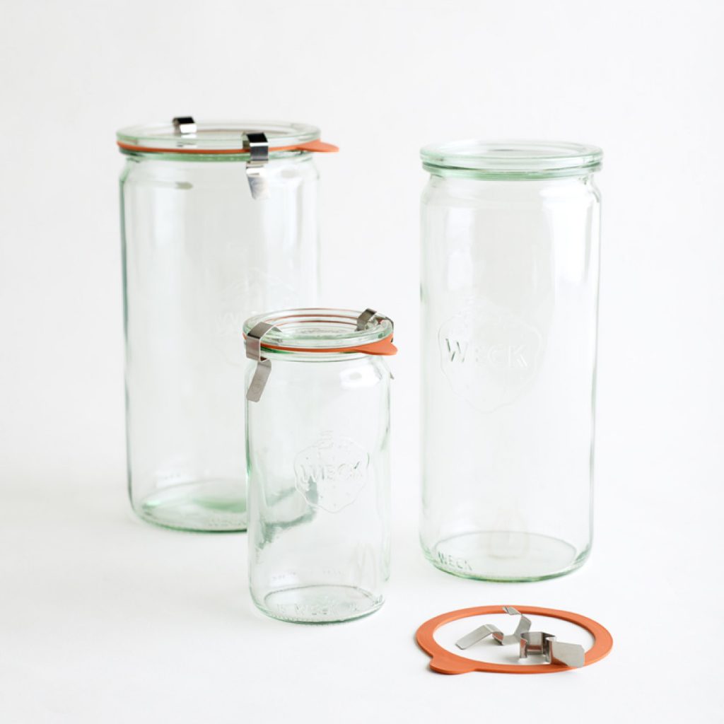 weck cylinder jars