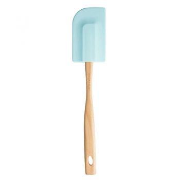 Chasseur Silicone Large Spatula with Wooden Handle Duck Egg Blue sh/03539