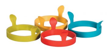 Avanti Silicone Egg Ring with Handles Assorted Colours sh/12088