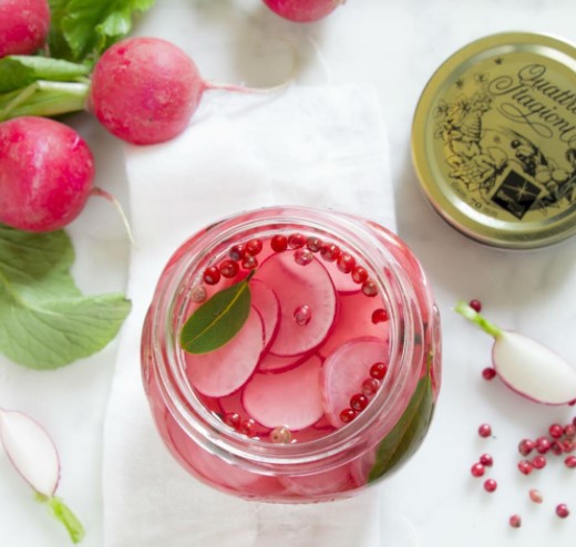 Bormioli Rocco Quattro Stagioni Amphora Jars Pickled Radishes