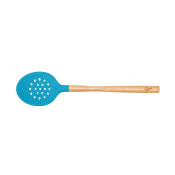 Agee Kitchen Spoon Slotted 34cm Blue