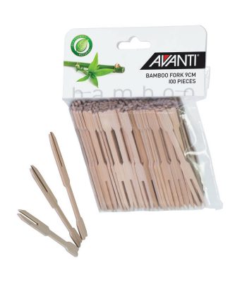 Avanti Bamboo Fork 9cm Set of 100 sh/16695