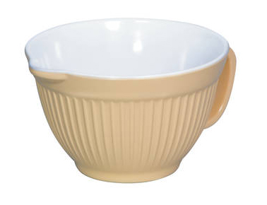 Avanti Melamine Ribbed Bowl with Handle and Pouring Lip 1L sh/16926