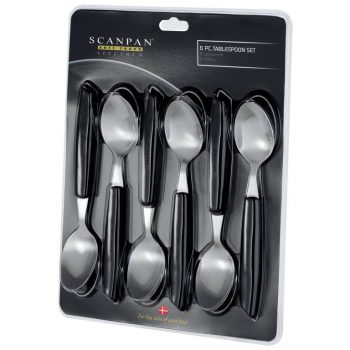 Scanpan Spectrum Black Tablespoon Set