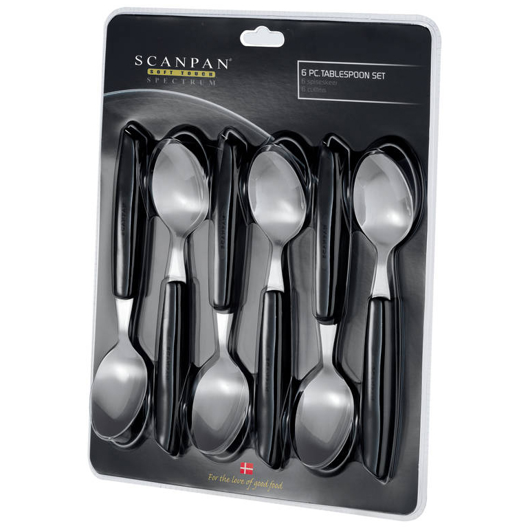 Scanpan Spectrum Black Tablespoon Set  sh/18598