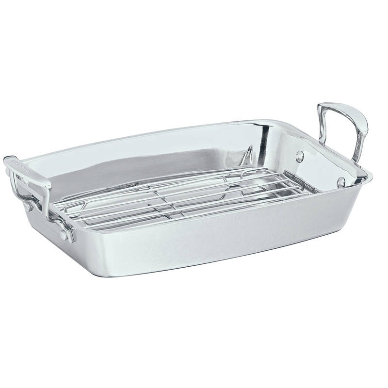 Scanpan Impact Induction Roasting Pan with Rack 42x26cm Chef s Complements