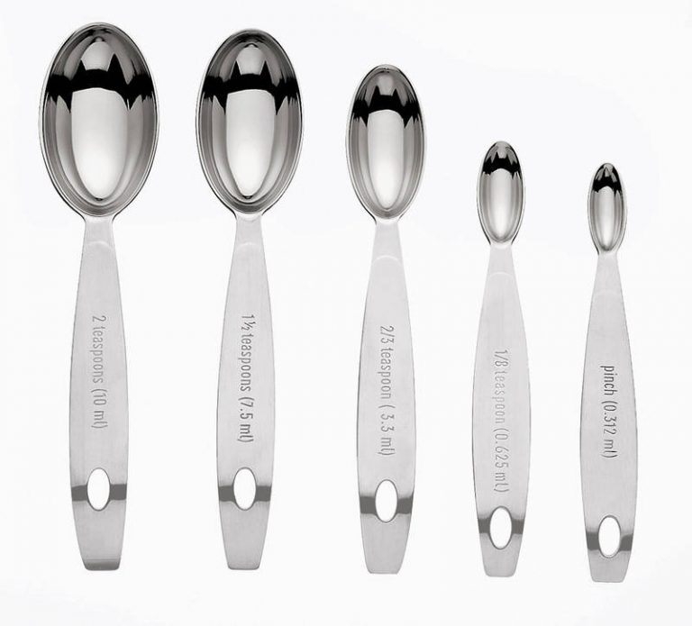Cuisipro Stainless Steel Measuring Spoons 5 Piece Odd Sizes sh/38851