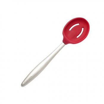 Cuisipro Silicone Piccolo Slotted Spoon Red 20cm sh/38966