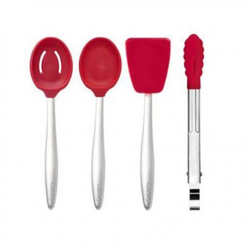 Cuisipro Silicone Piccolo Cooking Set Red sh/38969