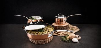 Escoffier Copper Triply Cookware Banner