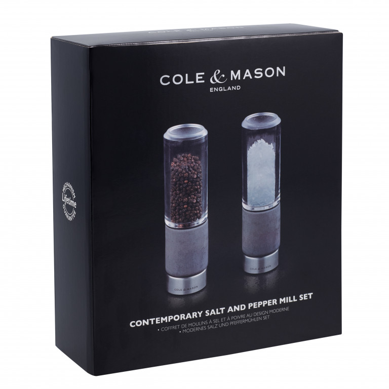 Cole & Mason Regent Concrete Mill Gift Set Product Image 1