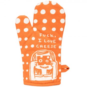 Blue Q Novelty Single Oven Glove 'F@$k I Love Cheese'