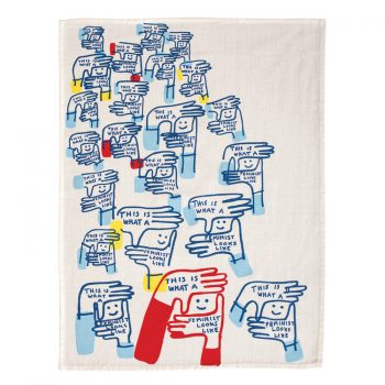 Blue Q Novelty Tea Towel 'Feminist Looks Like'