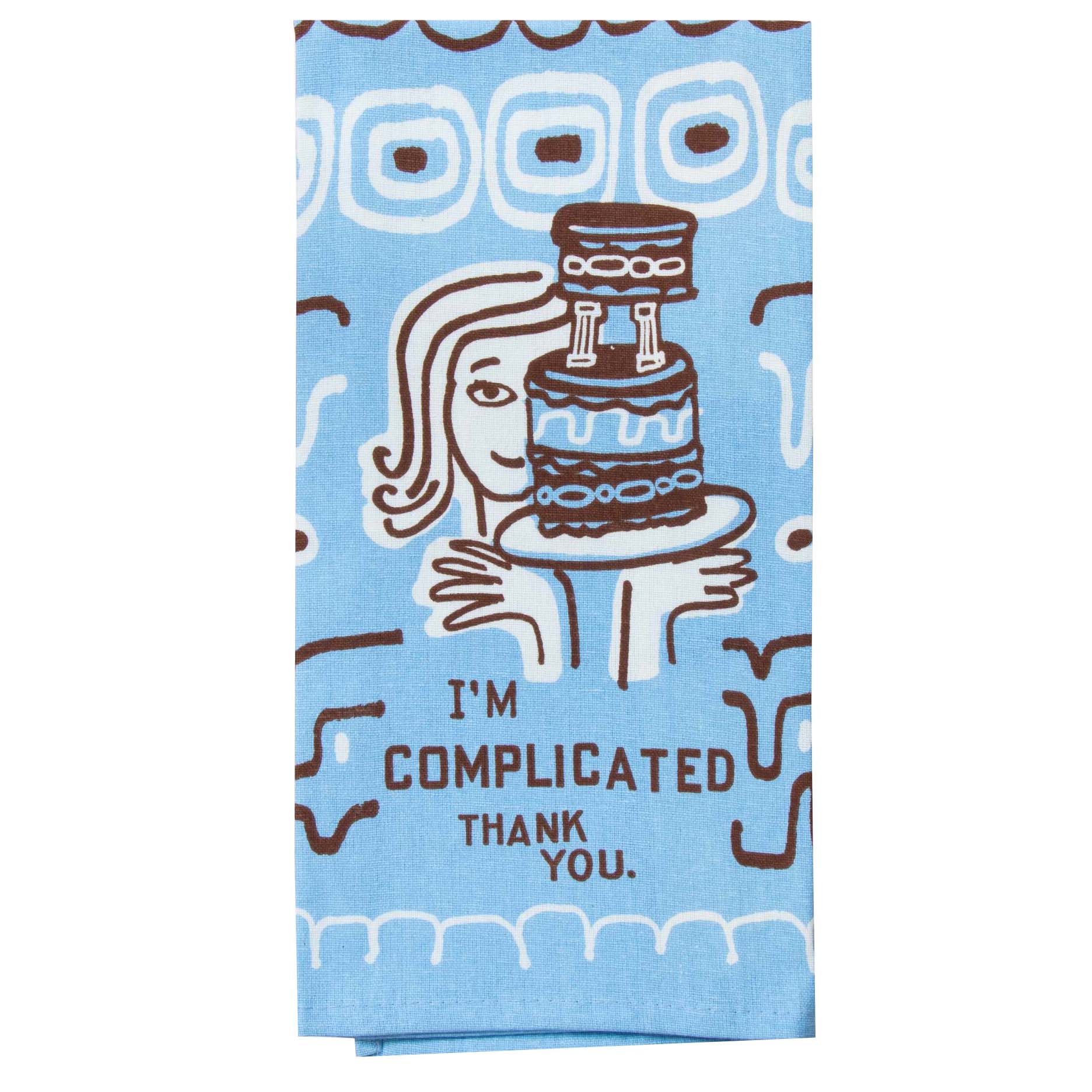 Blue Q Novelty Tea Towel 'I'm Complicated' Chef's Complements