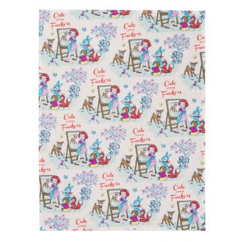 Blue Q Novelty Tea Towel 'Cute Little F@$kers'