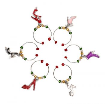 Avanti Shoes Wine Charms Set of 6