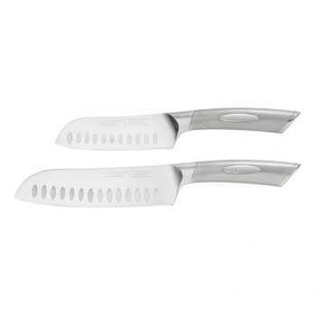 Scanpan Classic Steel 2 Piece Santoku Knife Set sh/18371