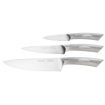 Scanpan Classic Steel 3 Piece Chefs Knife Set sh/18372