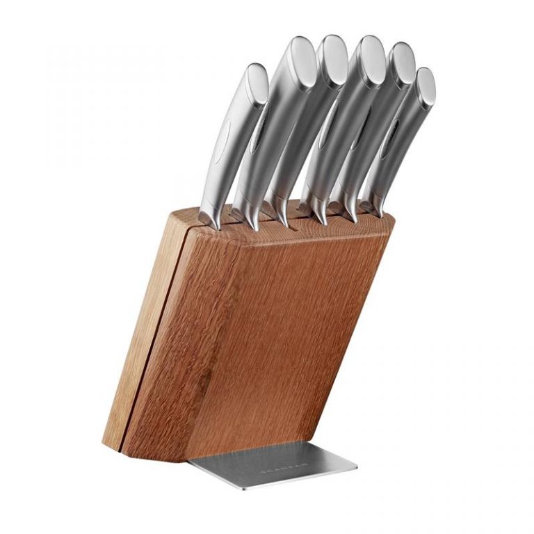 Scanpan Classic Steel 7 Piece Knife Block Set sh/18381