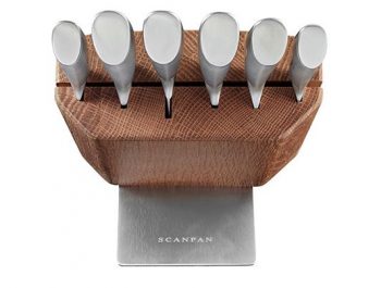 Scanpan Classic Steel 7 Piece Knife Block Set