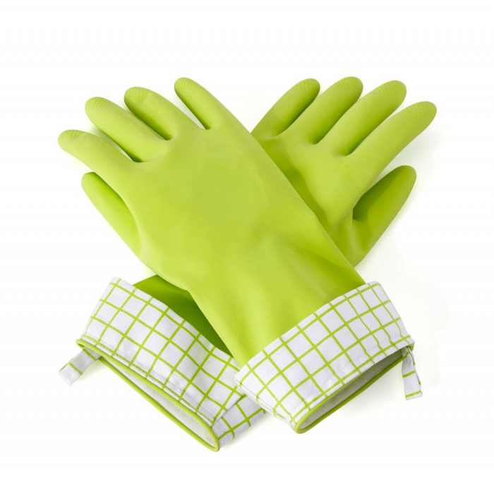 28857 – Splash Patrol Latex Cleaning Gloves Lg – Green HR