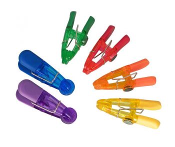 Magnetic Bag Clips Set of 6 Multi-Coloured sh/41511