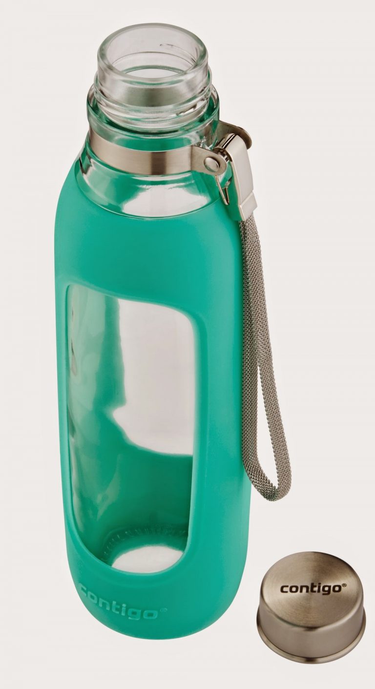 Contigo Purity Glass Water Bottle 591ml (2 Colours) - Chef's Complements