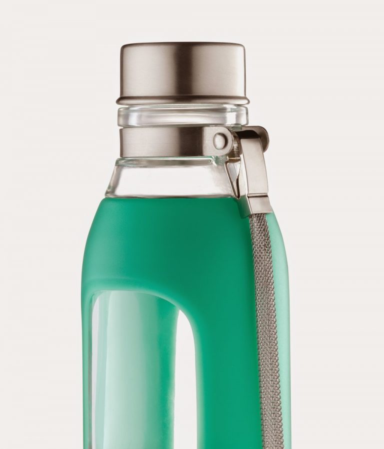 507455 – Purity ‘Glass’ Water Bottle – Jade 591ml – LS6