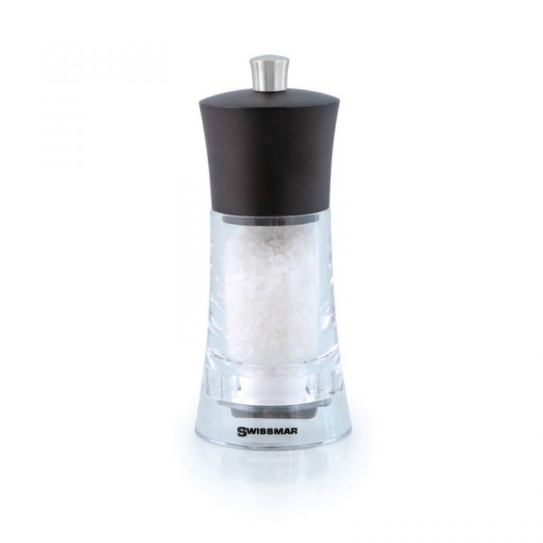 Swissmar Torre Acrylic Wood Top Salt Mill sh/75935