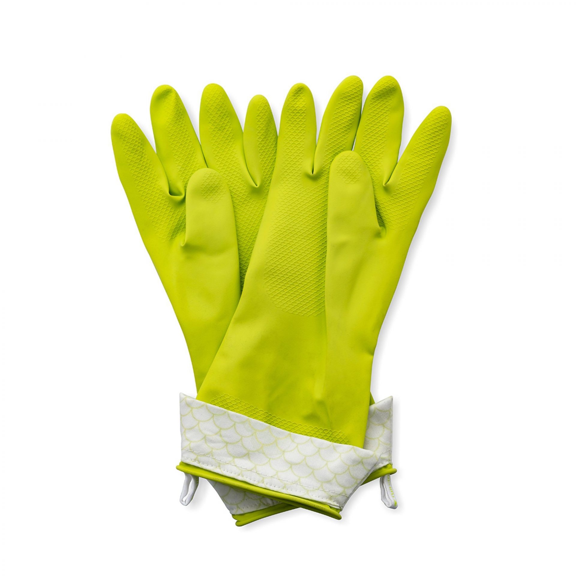 Full Circle Splash Patrol Natural Latex Cleaning Gloves Large Green Product Image 1