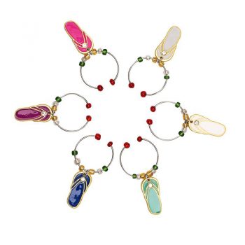 Avanti Thongs Wine Charms Set of 6 sh/15230