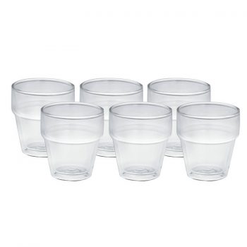 Avanti Stackable Double Wall Glass 250ml Set of 6