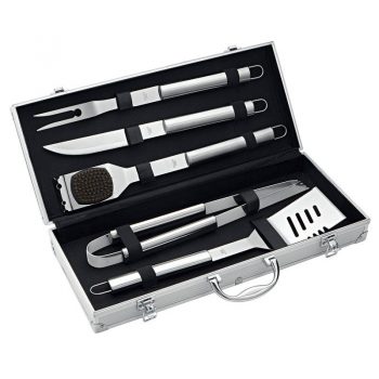 Avanti BBQ Tool 6 Piece Set with Aluminium Carry Case
