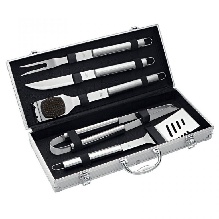 Avanti BBQ Tool 6 Piece Set with Aluminium Carry Case sh/16029