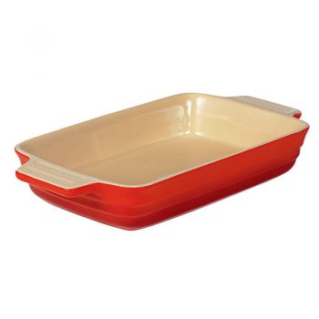 Chasseur La Cuisson Red Rectangular Baker