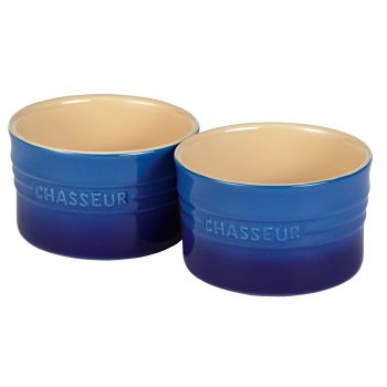 Chasseur La Cuisson Blue 10cm Ramekin Set of 2