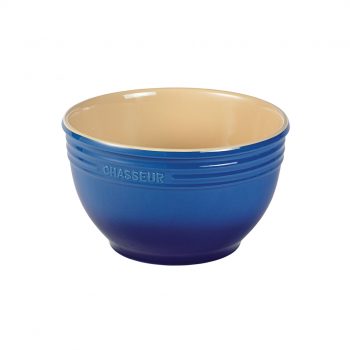 CHASSEUR BLUE CERAMIC MIXING BOWL SMALL SIZE