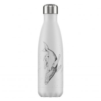 Chilly’s Stainless Steel Double Wall Bottle 500ml Sealife White Whale