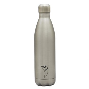Chilly's Stainless Steel Double Wall Bottle 750ml Silver