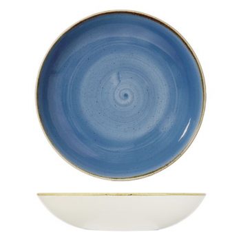 STONECASTY CORNFLOWER BLUE COUPE BOWL