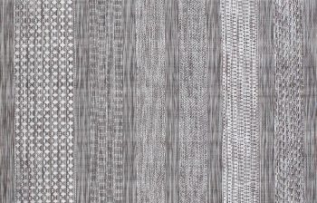 99835 – Mixed Weave Placemat 12 Piece Set 30 x 45cm – Grey