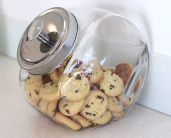glass cookie jar